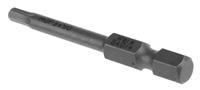 05059605001 Wera Hexagon Screwdriver Bit, 3 mm Tip, 1/4 in Drive, Hex Drive, 50 mm Overall
