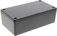 1591xxcbk Hammond 1591 Series Black Flame Retardant ABS Enclosure, IP54, Black Lid, 119 x 66 x 36mm