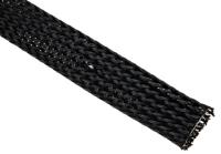 hegpx12-bk-rl-30mt HellermannTyton Expandable Braided PET Black Cable Sleeve, 12mm Diameter, 30m Length