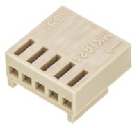 22-01-1052 Molex, KK Female Connector Housing, 2.5mm Pitch, 5 Way, 1 Row