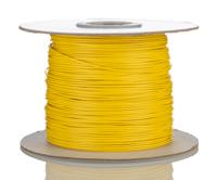 208-1110 RS PRO Yellow 0.81mm² Hook Up Wire, 18 AWG, 16/0.25 mm, 305m, PVC Insulation