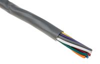 189610c-sl005 Alpha Wire Alpha Essentials Communication & Control Control Cable, 10 Cores, 0.56 mm² 20 AWG, Unscreened, 30 m, Grey