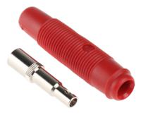 931804101 Hirschmann Test & Measurement Red Female Banana Socket, 4 mm Connector, Solder Termination, 16A, 60V dc, Nickel Plating