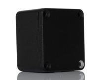 1590lbbk Hammond 1590 Series Black Die Cast Aluminium Enclosure, IP54, Black Lid, 50.5 x 50.5 x 27mm