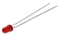 tlur4401 Vishay3 V Red LED 3mm Through Hole, TLUR4401