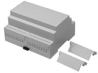194-7592 RS PRO Open Top Enclosure Type, 106.2 x 90 x 58mm, Polycarbonate DIN Rail Enclosure Kit