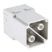09140022651 HARTING Heavy Duty Power Connector Module, 100A, Male, Han-Modular Series, 2 Contacts