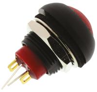dpwl1cgrg KNITTER-SWITCH Illuminated Miniature Push Button Switch, Momentary, Panel Mount, 12.9mm Cutout, SPST, Green LED, IP67