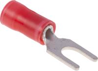 165008 TE Connectivity PLASTI-GRIP Insulated Crimp Spade Connector, 0.25mm² to 1.6mm², 22AWG to 16AWG, 4.17mm Stud Size, Red