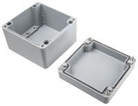 p-121209-enclosure Fibox Euronord II Series Grey Polyester Enclosure, IP66, IP67, Grey Lid, 122 x 120 x 90mm