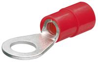 97-99-170 Knipex Insulated Ring Terminal, M3 Stud Size, 0,5mm² to 1mm² Wire Size, Red