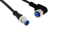 3-2273127-4 TE Connectivity Female 5 way M12 to Male 5 way M12 Sensor Actuator Cable, 1.5 m