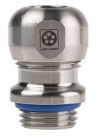 53806722 Lapp SKINTOP Series Metallic Stainless Steel Cable Gland, M16 Thread, 6mm min., 10mm max., IP68, IP69