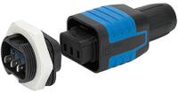 43120006 Schurter S16 Cable Mount, Panel Mount IEC Connector Male, 10A, 250 V