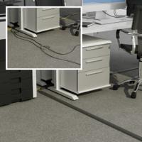 137-634 RS PRO 4.5m Grey Cable Cover in PVC, 17mm Inside dia.