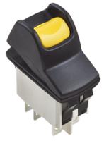 kl462akxa125 Apem DPST, On-On Rocker Switch Panel Mount