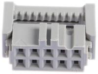 89110-0101ha 3M 10-Way IDC Connector Socket for Cable Mount, 2-Row