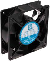 619-6955 RS PRO Axial Fan, 115 V ac, AC Operation, 186.9m³/h, 24W, 300mA Max, 120 x 120 x 38mm