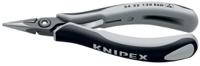 34-22-130-esd Knipex 34 22 Electronics Pliers, Long Nose Pliers, 132 mm Overall, Straight Tip, 23mm Jaw, ESD