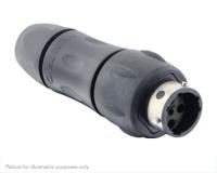 utgx1jc124p Souriau Sunbank by Eaton Circular Connector, 4 Contacts, In-Line, Standard Connector, Socket, Male, IP68, IP69K, UTGX