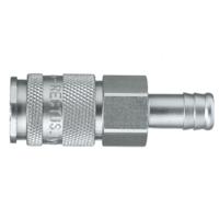 27katf13mpn Legris Nickel Plated Brass Female, Male Pneumatic Quick Connect Coupling, 27mm Hose Barb