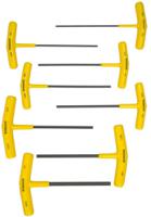 htx80-6 Bondhus 8 piece T Shape Imperial Hex Key Set, 3/32 → 1/4"