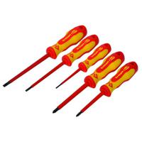 t4728 CK Phillips; Slotted Insulated Screwdriver Set, 5-Piece