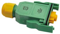 09140010430 HARTING Han-Modular Heavy Duty Power Connector Hood, Top Entry