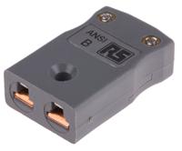 769-1111 RS PRO Miniature Thermocouple Connector for Use with Type B Thermocouple, 4mm Probe, ANSI, RoHS Compliant Standard