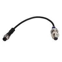 xs508b1pbp01m8 Telemecanique Sensors Inductive Threaded Barrel Proximity Sensor, M8, 1.5 mm Detection, PNP NC, 12 → 24 V dc