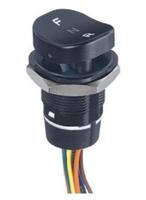 fnrcf4fss2n2xwrx53xpm APEM Illuminated SPDT, On-On-On Rocker Switch Panel Mount