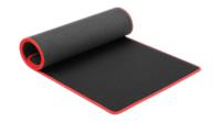 18012048 Roline Black/Red Desk Mat, Contoured, 300mm x 780mm
