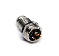 8-03pmms-sf7001 Amphenol Industrial Circular Connector, 3 Contacts, Panel, M8 Connector, Plug, Male, IP67, M Series