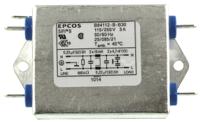 b84112b0000b030 EPCOS B84112B Series 3A 250 V ac 50 → 60Hz Chassis Mount RFI Filter, with Screw Terminals, Single Phase