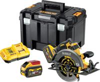 dcs578x2-gb DeWALT XR FLEXVOLT DCS578X2-GB 190mm Cordless Hand-Held Circular Saw, 54V, Type G - British 3-Pin