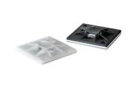 151-10913-qm40-pa66-bk HellermannTyton Black Cable Tie Mount 40 mm x 40mm, 8.4mm Max. Cable Tie Width