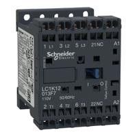 lc1k12013f7 Schneider Electric TeSys K LC1K Contactor, 110 V ac Coil, 3-Pole, 20 A, 5.5 kW, 3NO