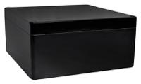190-1868 RS PRO Black Fibreglass Reinforced Polyester Enclosure, IP66, IP67, IP68, 255 x 250 x 160mm