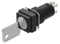 51-255022d EAO IP65 Keylock Switch, NC/NO, 5 A 2-Way Standard-Key