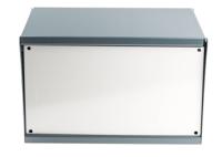 232-311 RS PRO Grey Cold Rolled Steel Instrument Case, 254 x 197 x 159mm