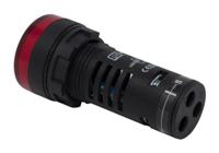 909-2519 RS PRO, Panel Mount Red LED Pilot Light, 22mm Cutout, IP65, Round, 12V ac/dc