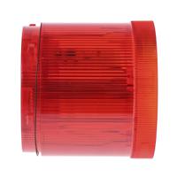 84310055 Werma 843 Series Red Steady Effect Beacon Unit, 24 V dc, LED Bulb, AC, DC, IP54