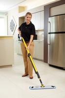 r050669 Rubbermaid Commercial Products Black, Yellow Mop Handle, 1.42m, for use with Industry, Microfibre Floor Cleaning System