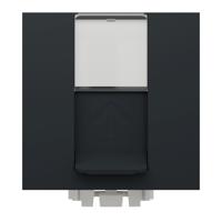 nu341754 Schneider Electric Anthracite, 1 Gang, New Unica