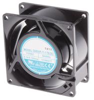619-6977 RS PRO Axial Fan, 115 V ac, AC Operation, 51m³/h, 9W, 120mA Max, 80 x 80 x 38mm