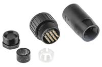 933067100-cm-06-ea-20-27-s Hirschmann, CM 14 Way Cable Mount MIL Spec Circular Connector Receptacle, Socket Contacts,Shell Size 20, Screw