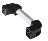 702-7822 RS PRO Silver Aluminium Handle 77 mm Height, 30mm Width, 224mm Length