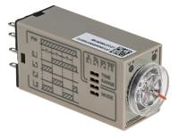 h3yn-4-dc24 Omron H3YN Series DIN Rail, Panel Mount Timer Relay, 24V dc, 4-Contact, 0.1 s → 10min, 4PST