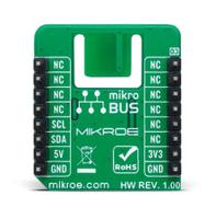 mikroe-4892 MikroElektronika Temperature and Humidity 18 Click Temperature & Humidity Sensor Add On Board for HS3003 MikroBus