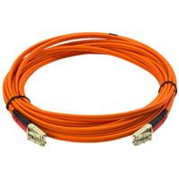 50fiblclc5 StarTech.com LC to LC Duplex Multi Mode OM2 Fibre Optic Cable, 50/125μm, Orange, 5m